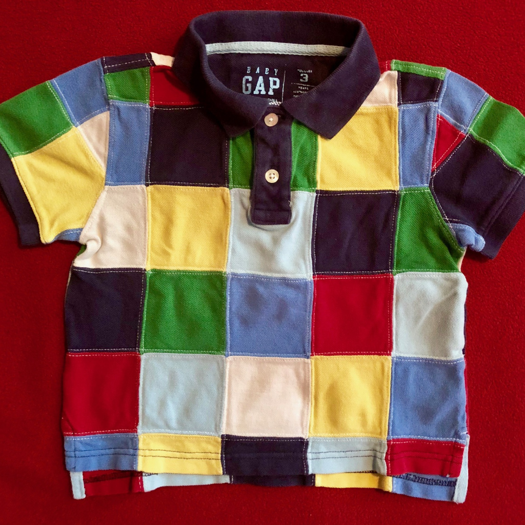 Gap Patchwork Polo Shirt